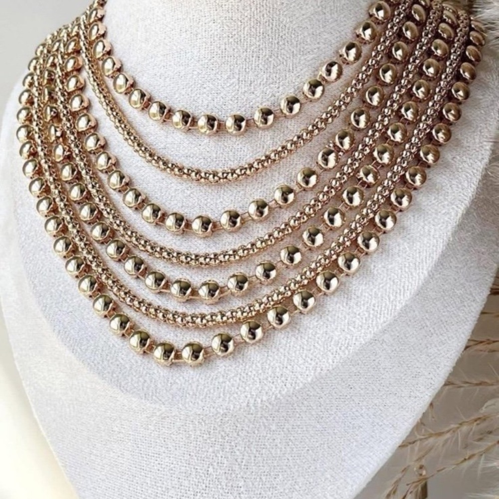 Park Lane Zelda necklace Elegant Gold Beaded